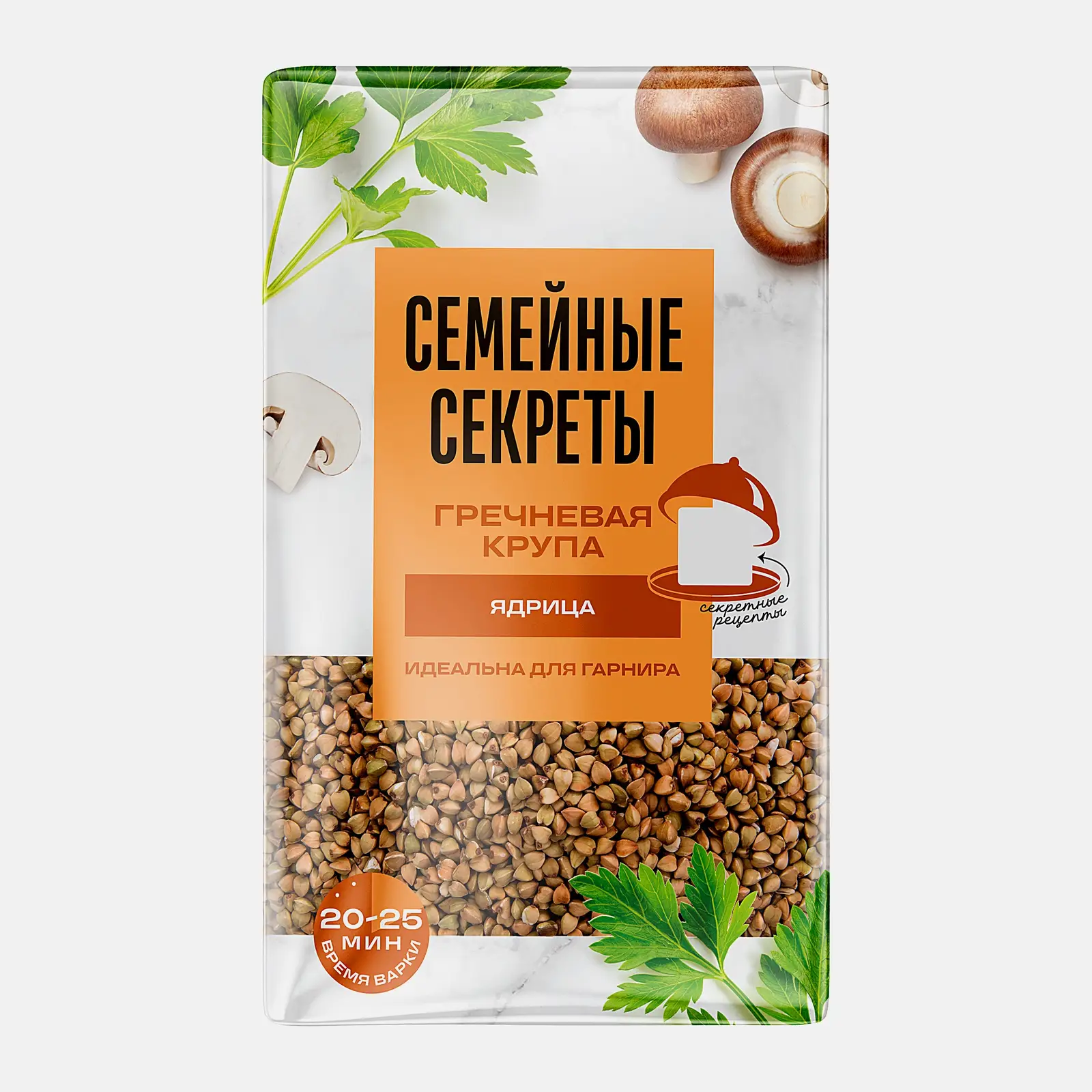 Изображение товара Крупа гречневая ядрица Семейные секреты 800 г Высший сорт быстроразваривающаяся