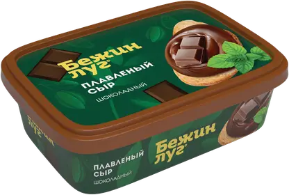 Изображение товара Сыр Бежин луг плавленый шоколад 30% 200г