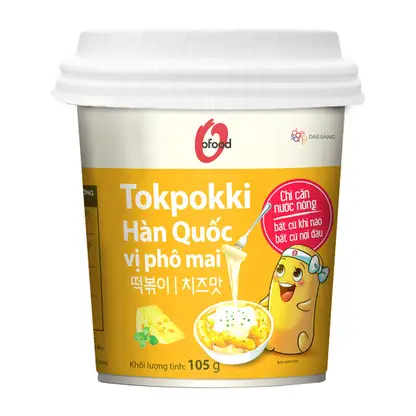 Изображение товара Токпокки со вкусом сыра Ofood 105г