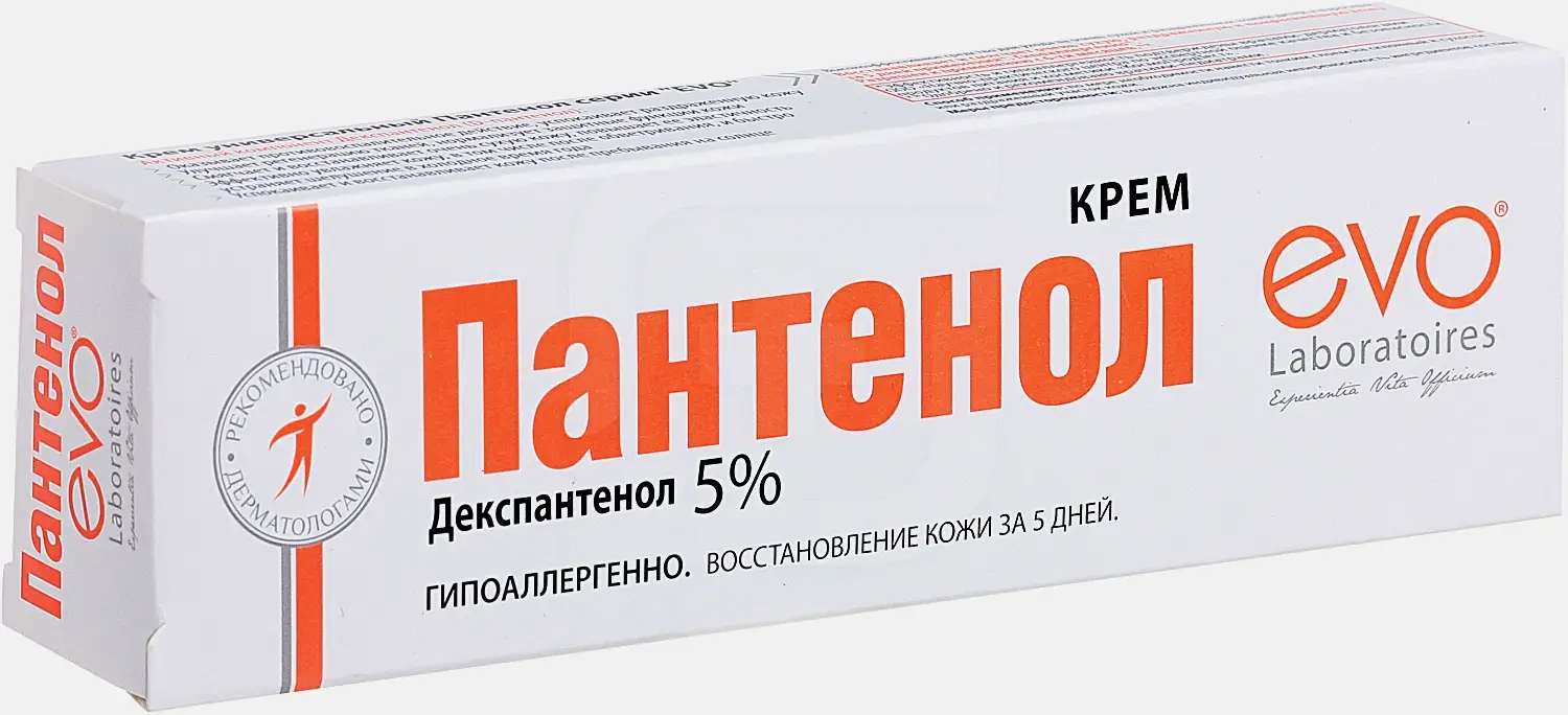 Крем для тела Evo Пантенол универсальный для очень сухой и поврежденной кожи 46мл