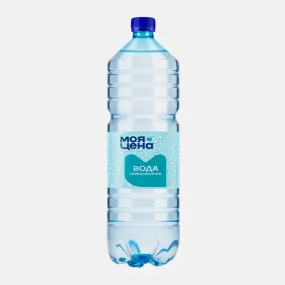 Вода Моя цена питьевая газированная 1.5л