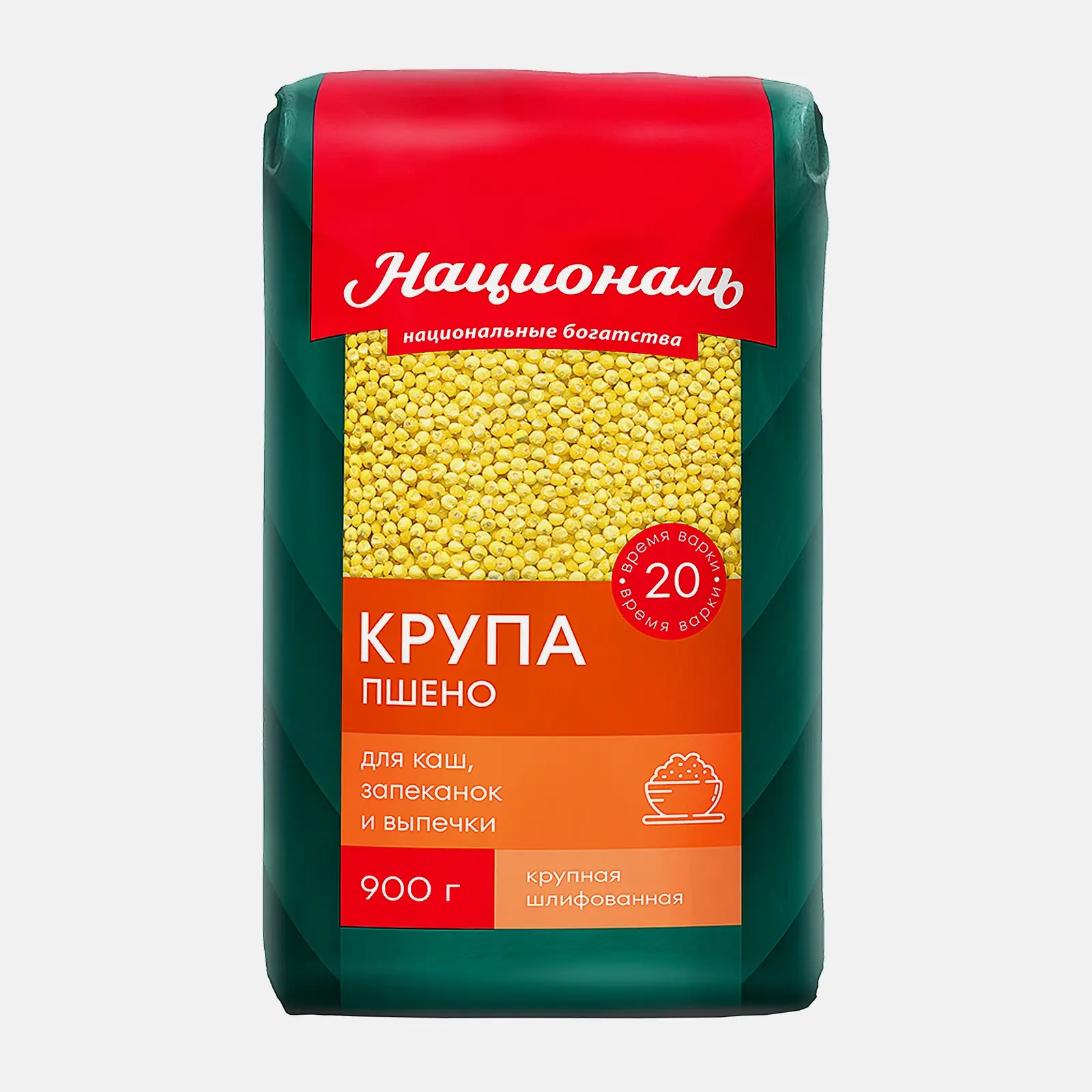 Пшено Националь фасованное 900г