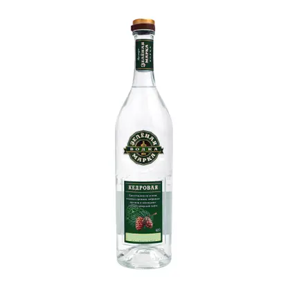 Изображение товара Водка Зеленая марка Кедровая 40% 500мл