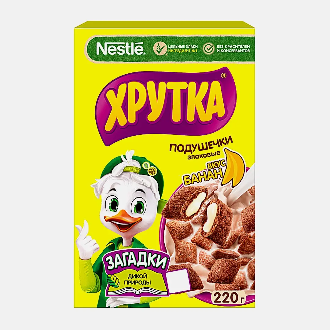 Подушечки Хрутка со вкусом банана 220г