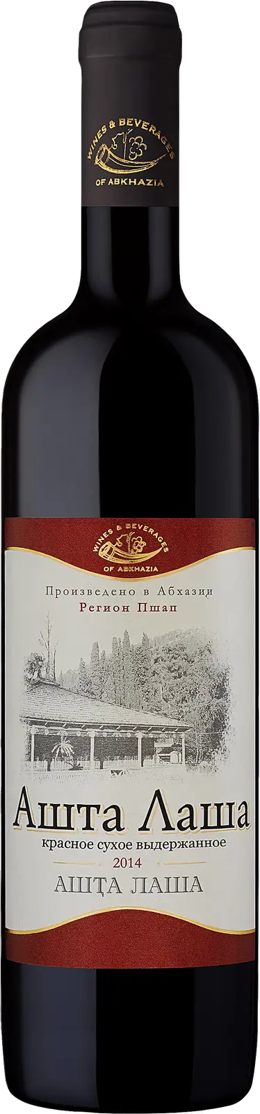 Красное вино сухое Ашта Лаша 13.5% 750мл