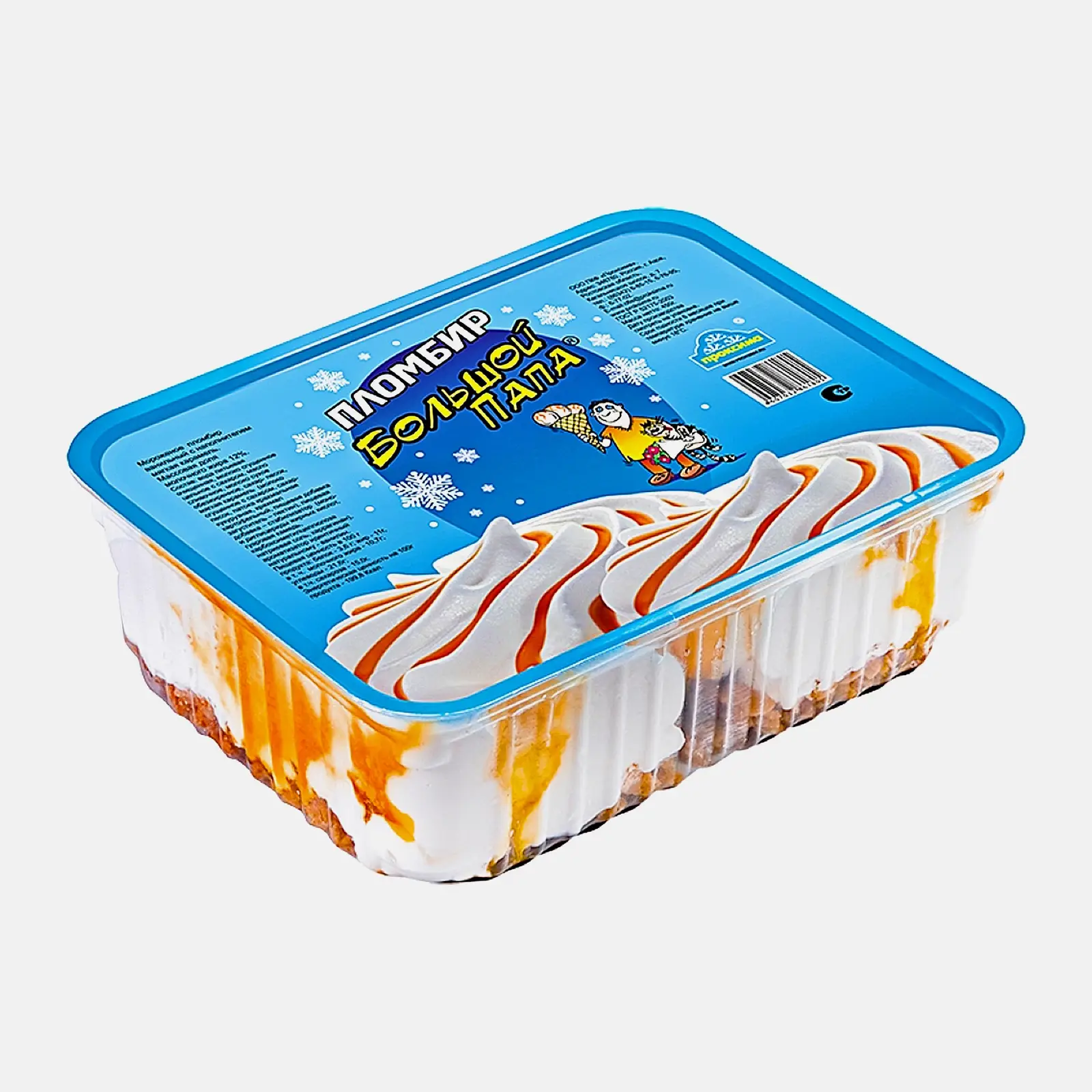 Мороженое Большой папа с мягкой Карамелью 450г Мороженое Большой папа с мягкой Карамелью 450г