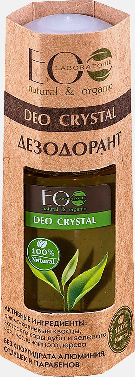 Дезодорант Eo Laboratorie Deo Crystal Зеленый чай и кора дуба 50мл