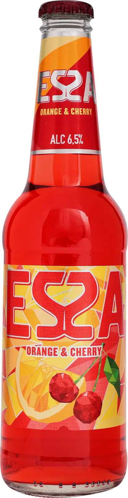 Изображение товара Пивной напиток Essa Апельсин вишня пастеризованный 0.4л