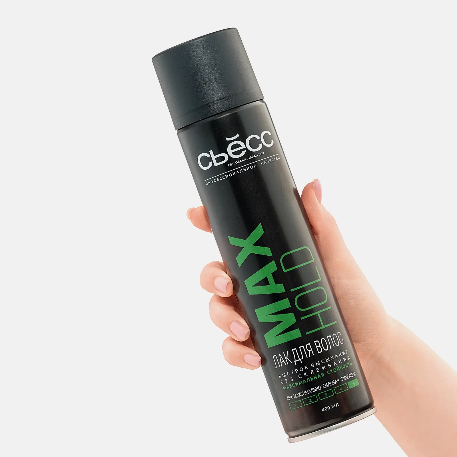 Лак для волос Сьёсс Max Hold для укладки максимально сильная фиксация 400мл