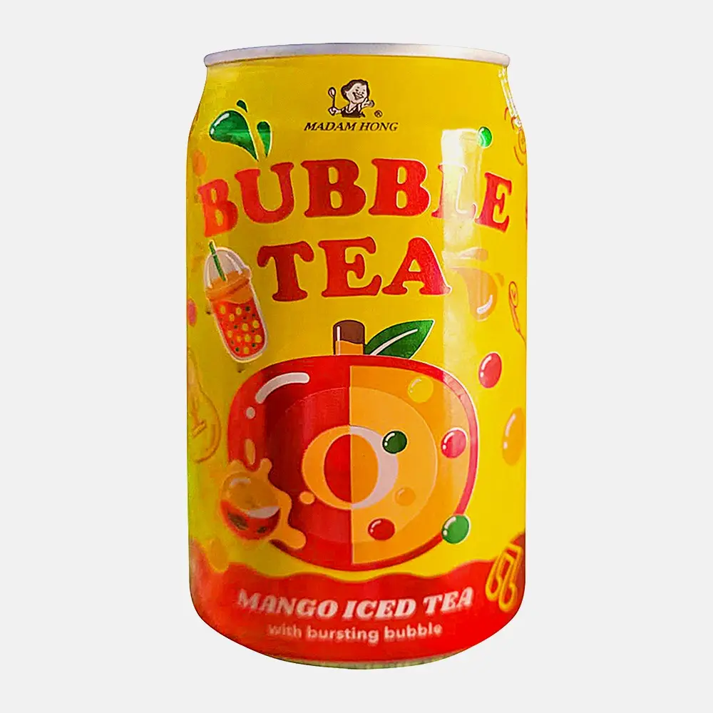 Напиток Madam Hong Bubble tea со вкусом манго 320мл Напиток Madam Hong Bubble tea со вкусом манго 320мл