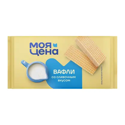 Изображение товара Вафли сливочные традиционные Моя цена 170г