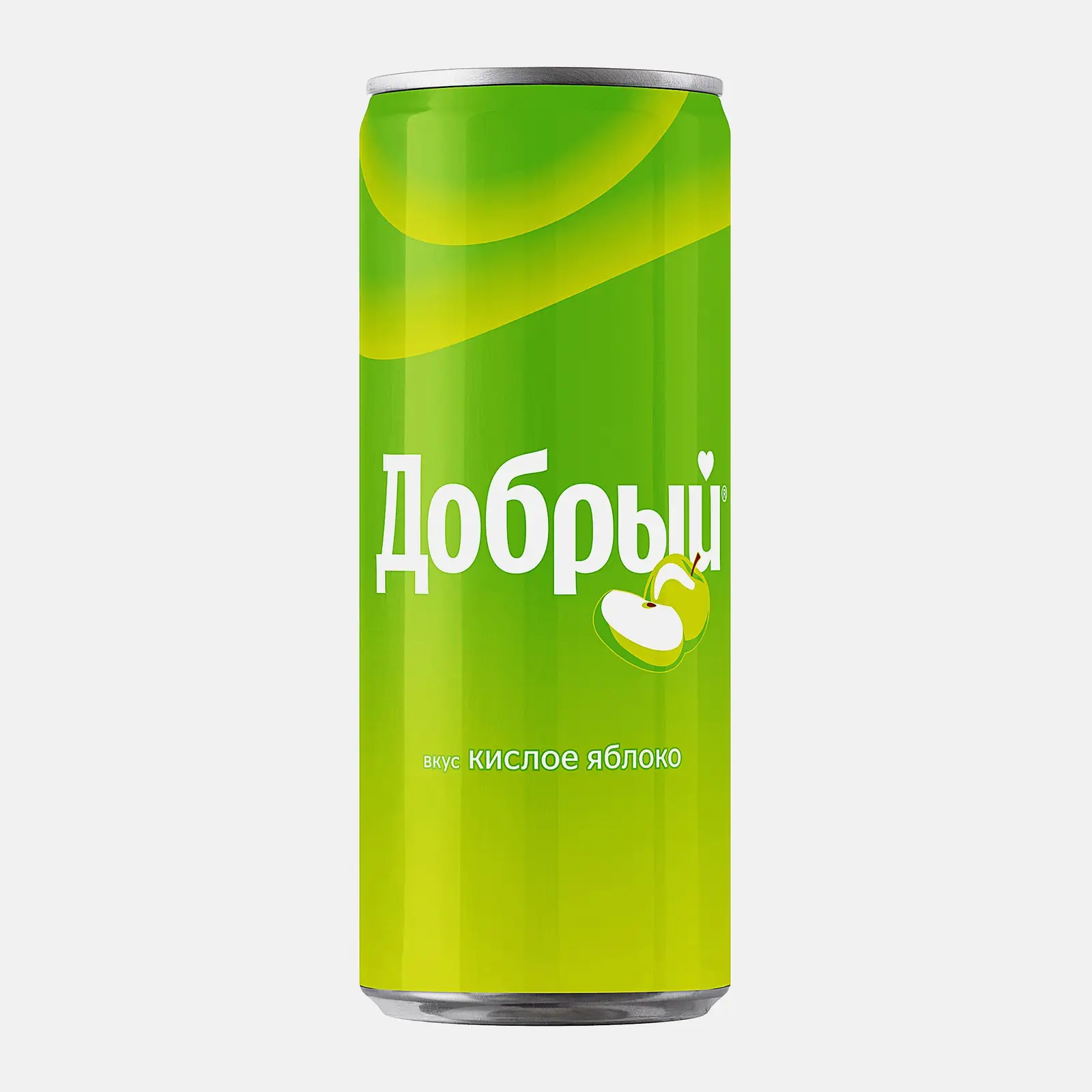 Напиток газированный кислое яблоко Добрый 330мл