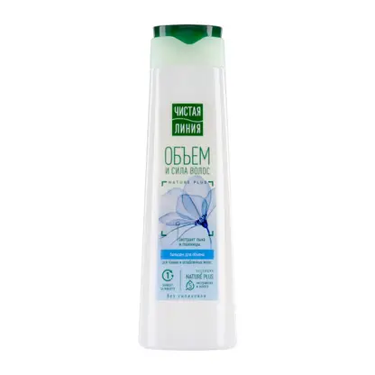 Изображение товара Бальзам для волос объем и сила пшеница Чистая линия 380мл