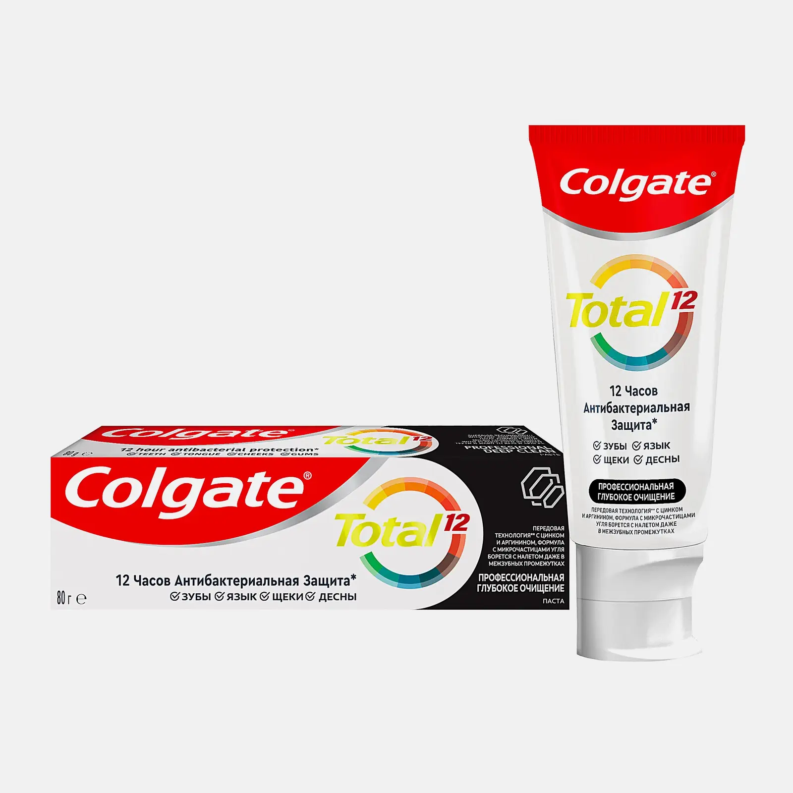 Зубная паста Colgate Total 12 Профессионал Глубокая Чистка 80г - фото 3