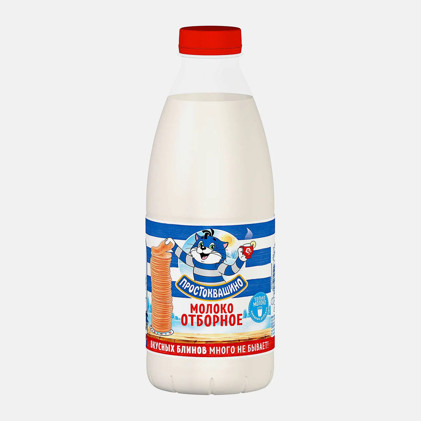 Изображение товара Молоко Простоквашино пастеризованное 3.4-4.5% 930мл