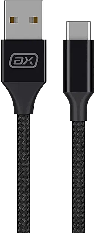 Дата-Кабель Axxa Type-C 2А 7264 нейлон 1м