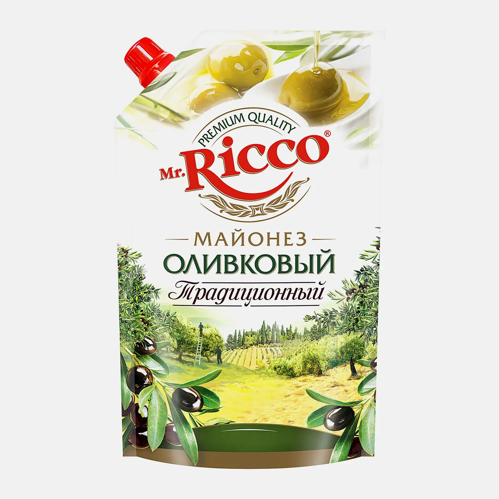 Изображение товара Майонез Оливковый Mr. Ricco 50% 575г натуральный и вкусный