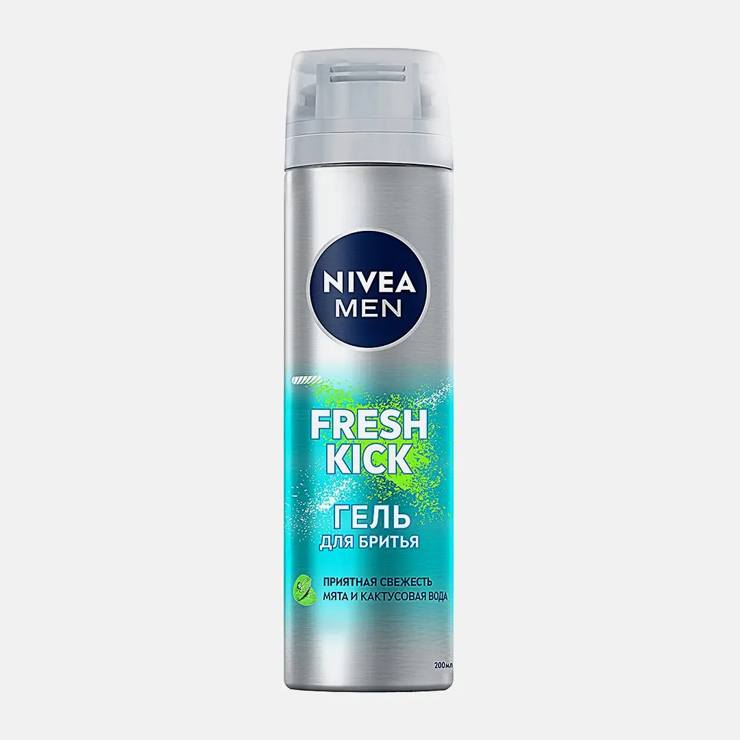 Гель для бритья NIVEA Fresh Kick 200мл Гель для бритья NIVEA Fresh Kick 200мл