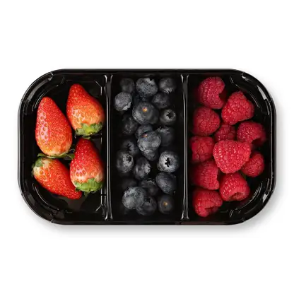 Изображение товара Ягодная смесь из голубики, клубники и малины 150г