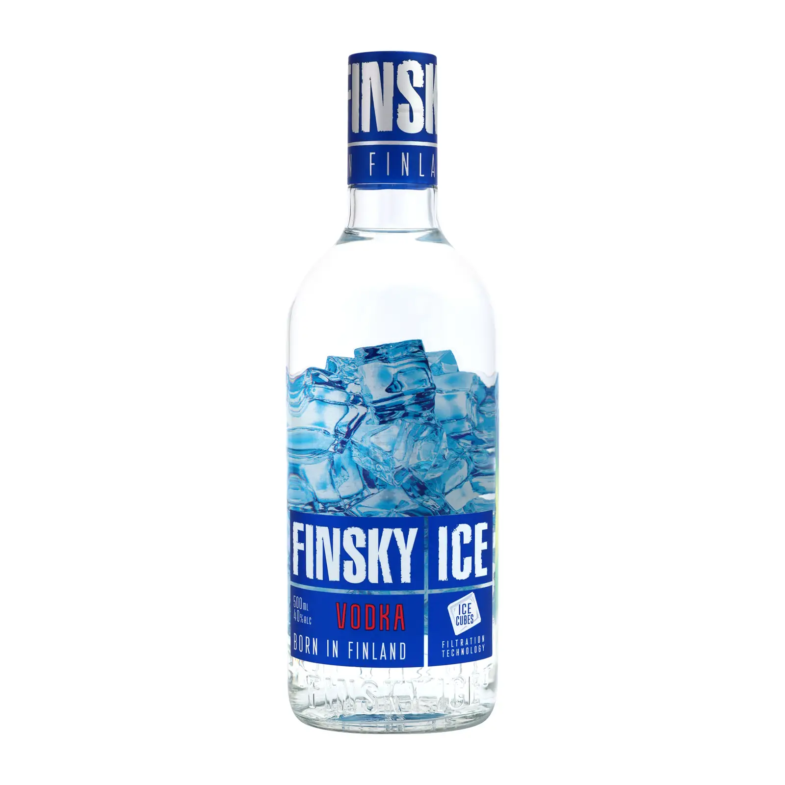 Изображение товара Водка Finsky Ice 40% 500 мл - качественный алкогольный напиток
