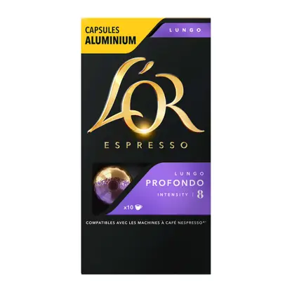Изображение товара Кофе в капсулах молотый Lor Espresso Lungo Profondo 52г 10шт
