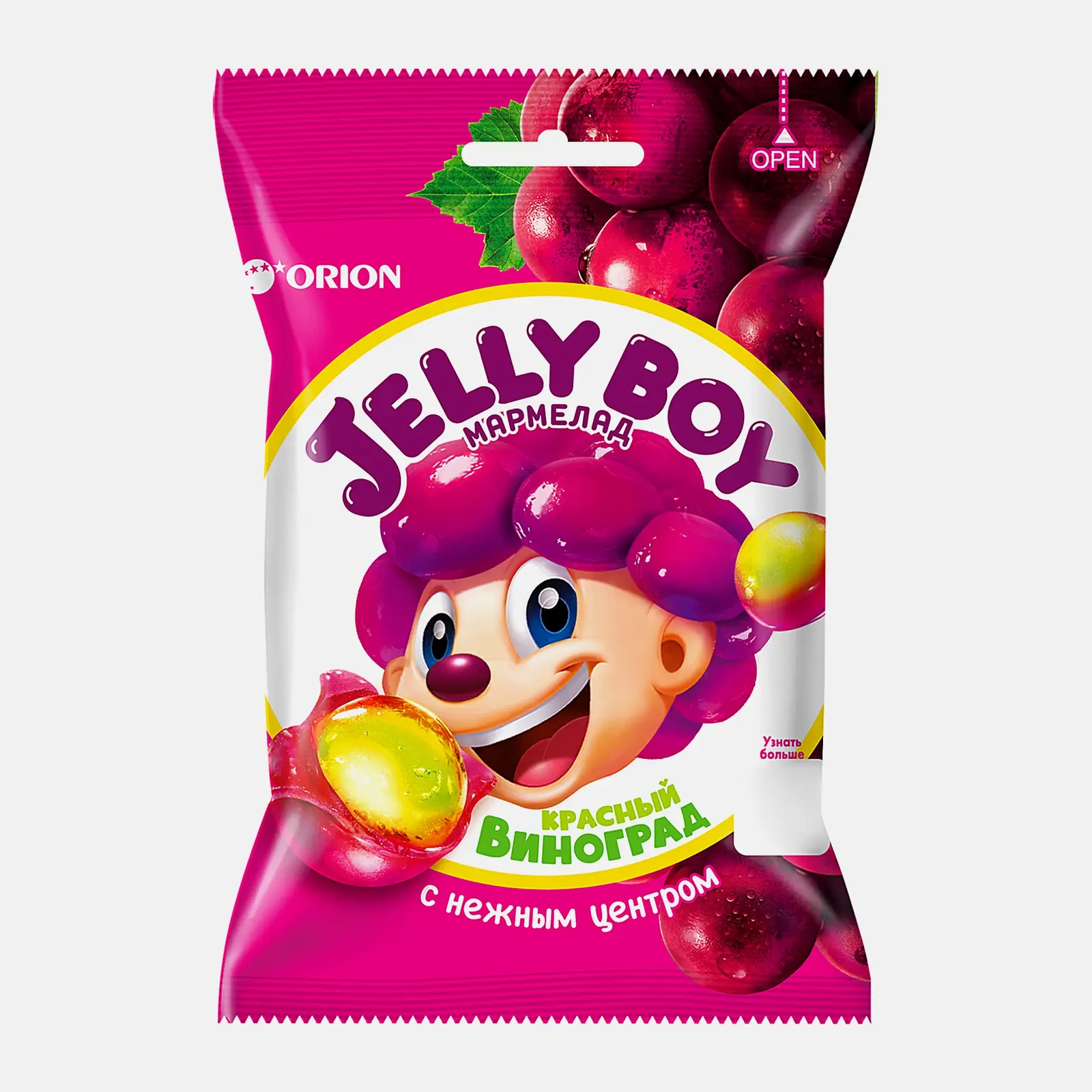 Изображение товара Жевательный мармелад со вкусом винограда Jelly Boy 44г
