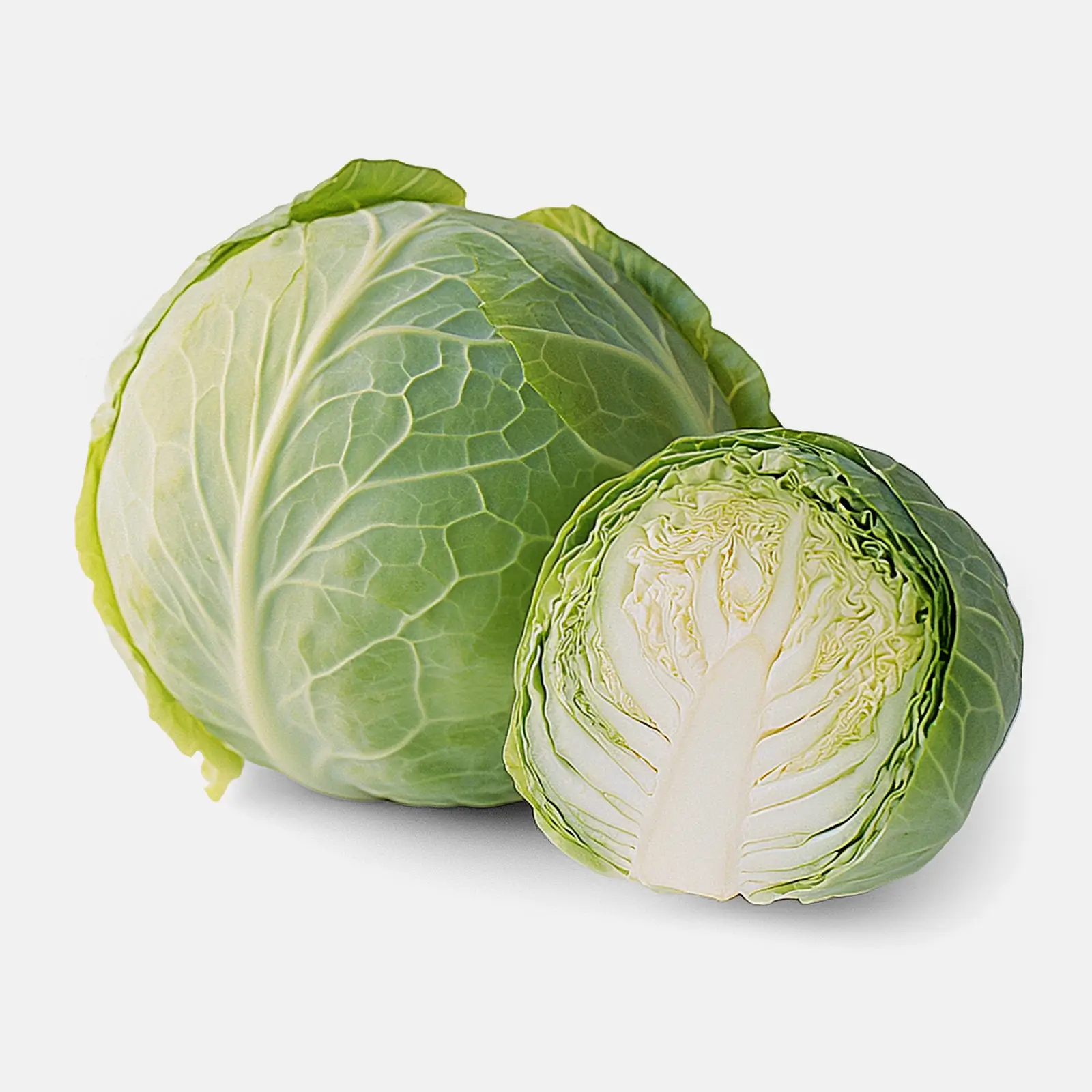 Изображение товара Капуста белокочанная свежая 1. 5 кг - хрустящая и сочная по отличной цене