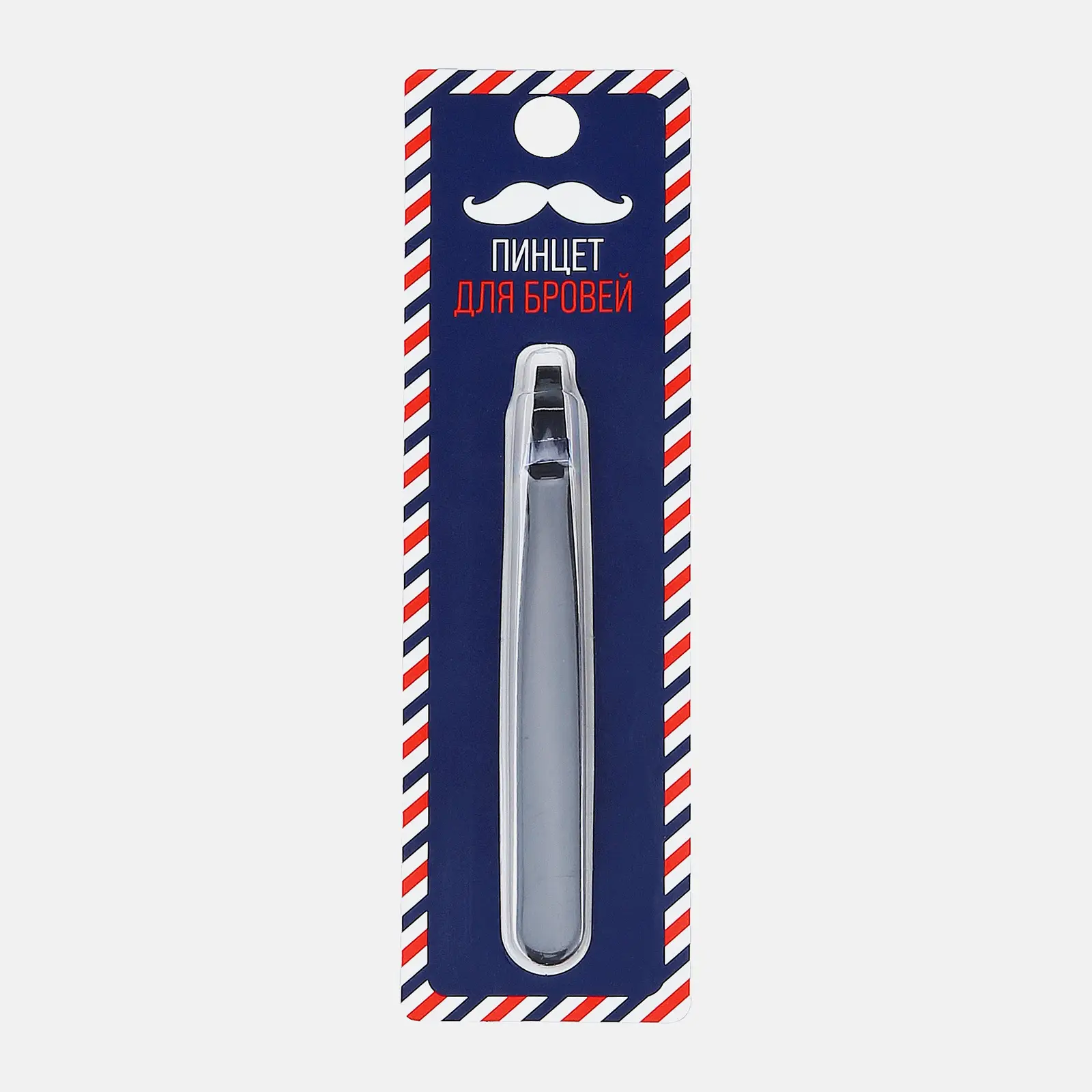 Пинцет для бровей BP черный 13г 9.6*4*0.4см