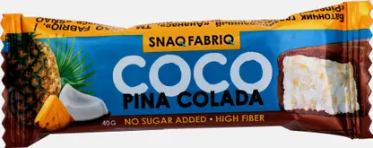 Глазированный батончик с ананасом Snaq Fabriq Coco 40г
