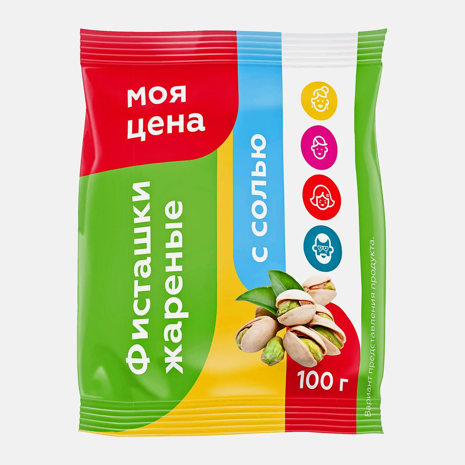 Фисташки Моя цена жареные соленые 100г - фото 2