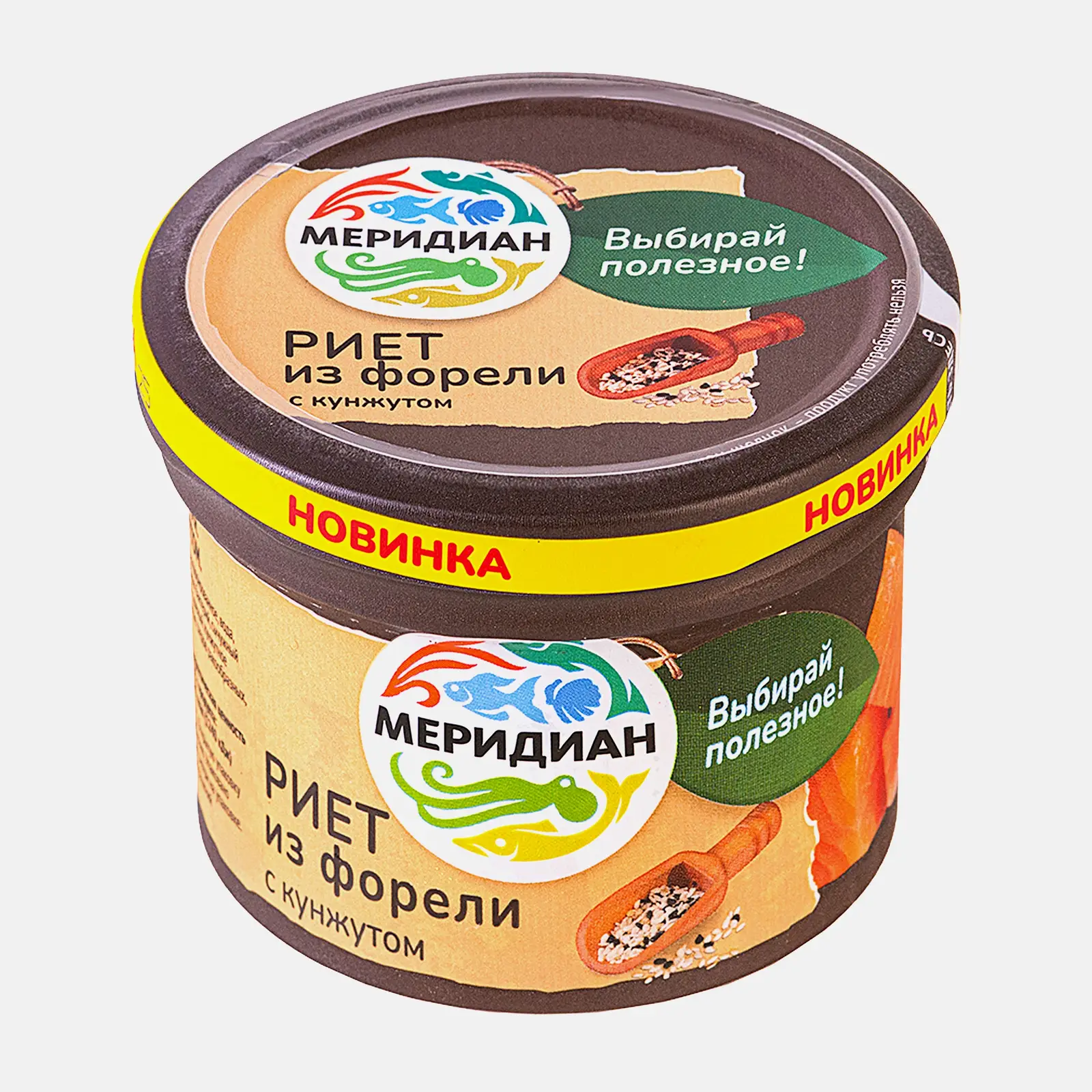 Изображение товара Риет из форели Меридиан с кунжутом 100г