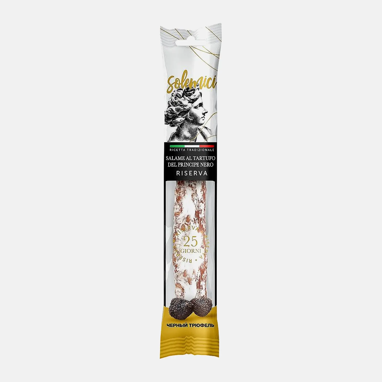 Колбаса Solemici Salame Al Tartufo с трюфелем сыровяленая 110г