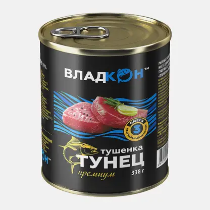Тушенка Владкон из тунца 338г