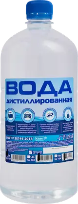 Дистиллированная вода Glanz 1л