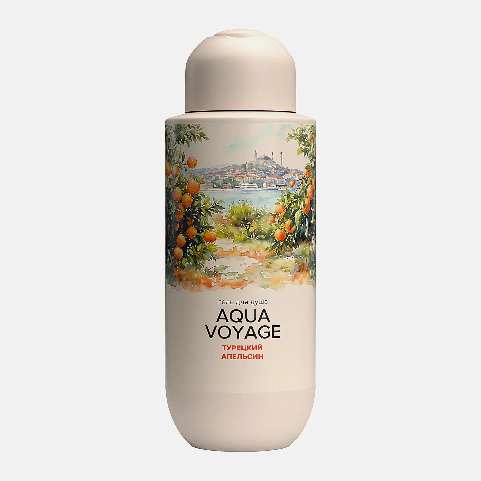 Гель для душа Виноград Тосканы/Турецкий апельсин Aqua Voyage 400мл в ассортименте