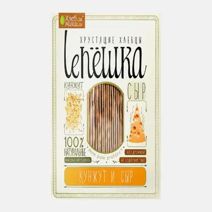 Хлебцы Хлебцы молодцы Lепёшка хрустящие кунжут и сыр 150г