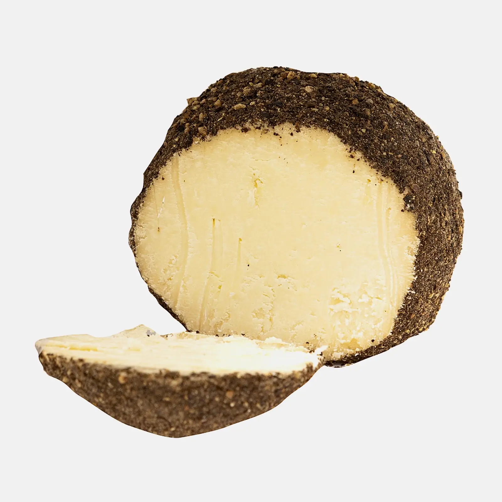 Сыр Eco Village Белпер Кноле с черным перцем 45% 100г