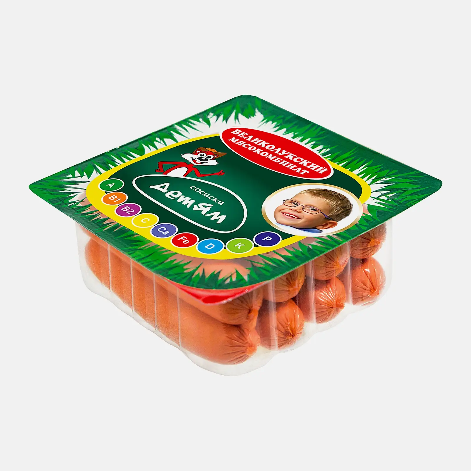 Сосиски Великолукский МК Детям 330г Сосиски Великолукский МК Детям 330г