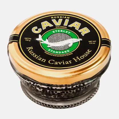 Икра стерляди Рид чёрная зернистая стандарт 100г