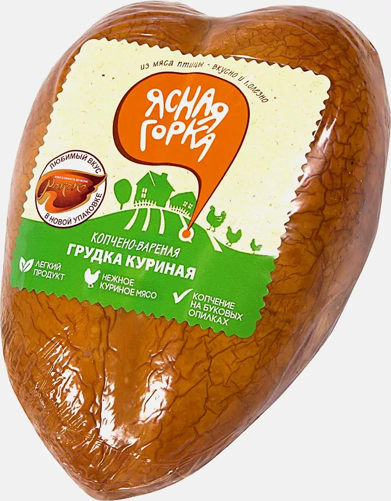 Изображение товара Грудка Ясная Горка копчено-вареная весовая
