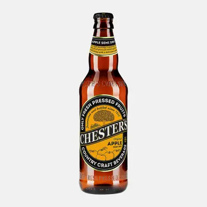 Сидр Chesters яблочный полусухой 5% 450мл