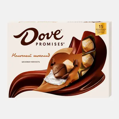 Конфеты Dove Promises шелковая нежность с волнующими посланиями 118г