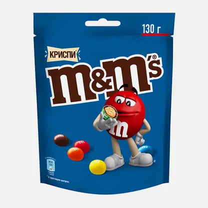 Драже Crispy с хрустящим центром M&M's 130г