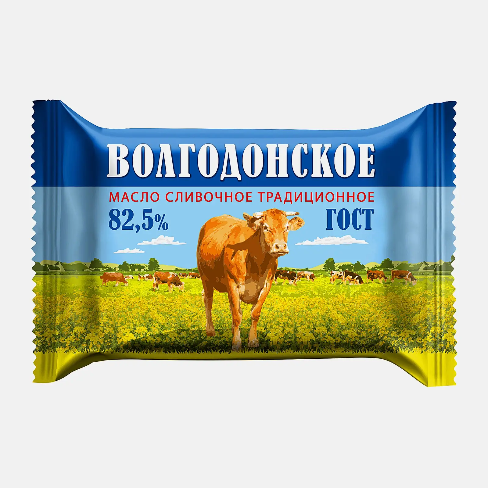 Масло сливочное Волгодонское Традиционное 82.5% 180г
