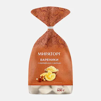 Вареники Мираторг С картофелем и грибами 600г