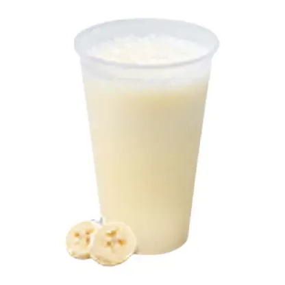 Изображение товара Милкшейк с бананом 360 мл - Вкусный молочный напиток