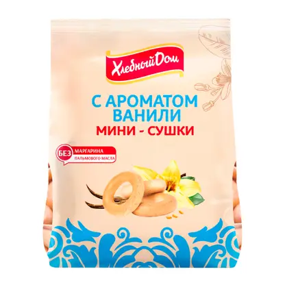 Изображение товара Мини сушки Хлебный дом с ароматом ванили 180г