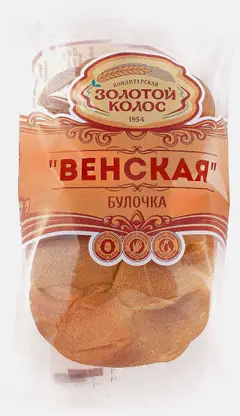 Булочка Венская Золотой колос 75г