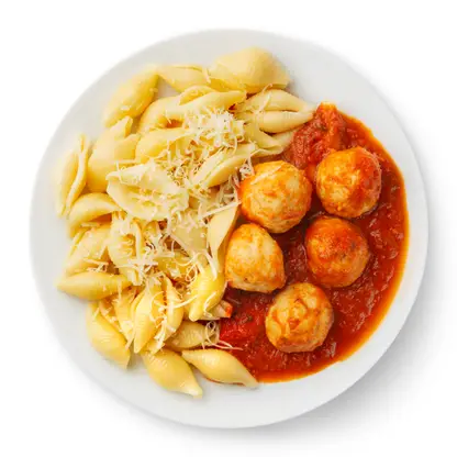 Изображение товара Макароны с куриными фрикадельками Братья Караваевы 275г