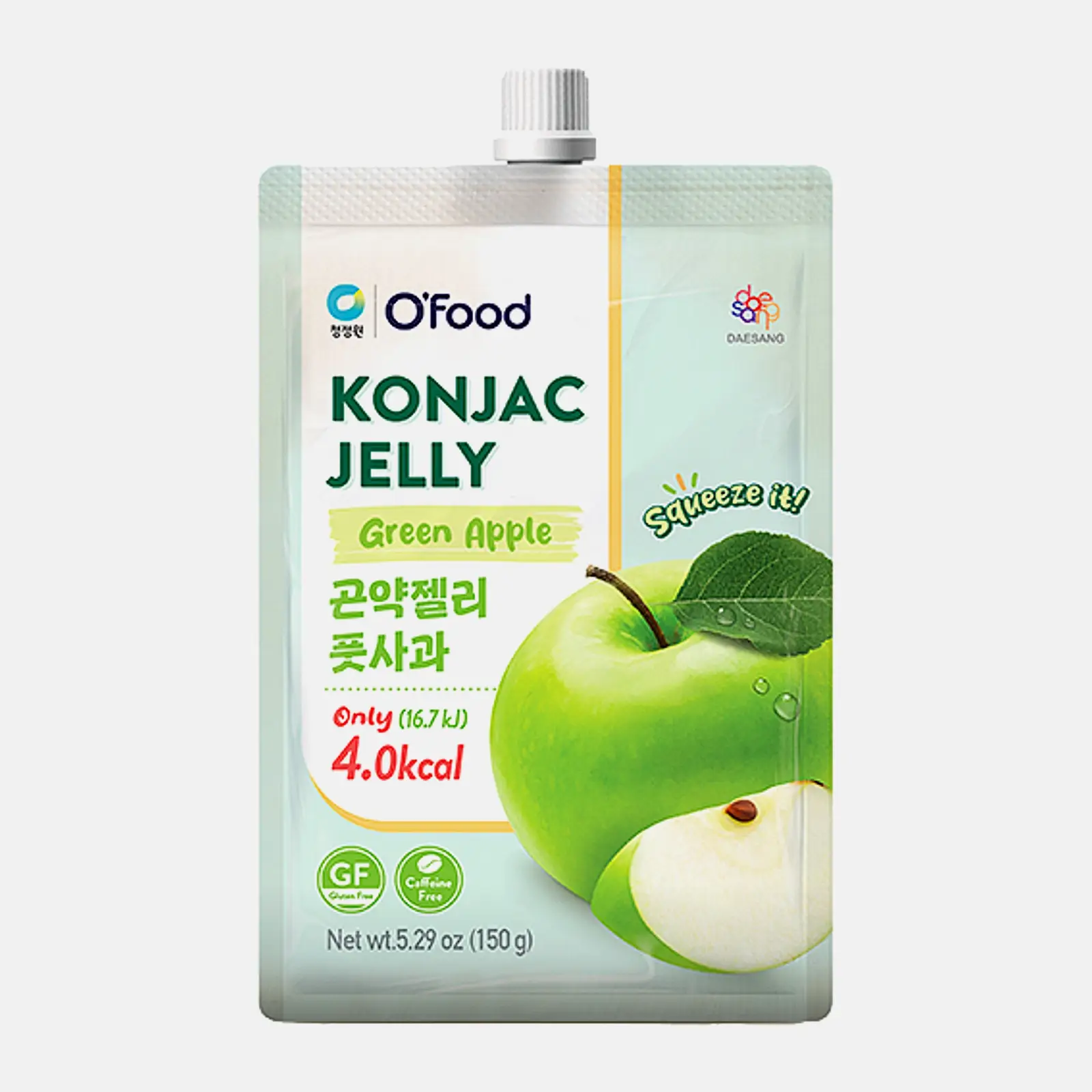 Изображение товара Желе из конняку со вкусом яблока Ofood 150г